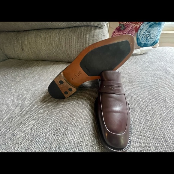 Cole Haan Collection Brown Leather Men’s Penny Loafers Dress Shoes Size 13 M - Picture 8 of 13